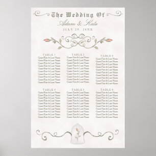 SITTCHART 31-60   Elegant Beauty Bröllop Poster