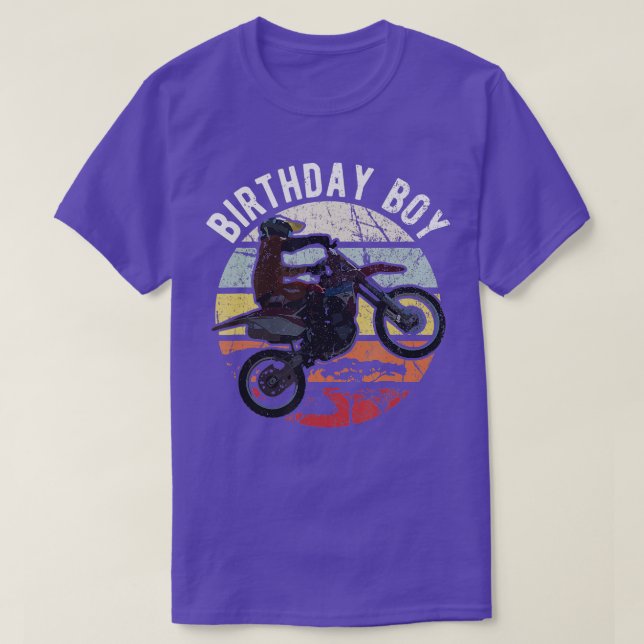 Sittdagskorgen Dirt Cycle Motorcycle och motocross T Shirt (Design framsida)