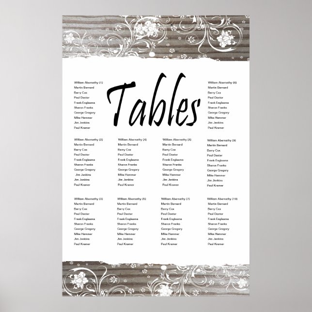 Sittdiagram för barkat trä poster (Framsidan)