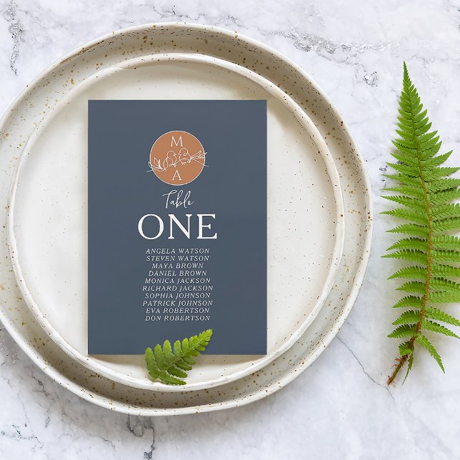 Sittdiagram för blå Bröllop (Skapare uppladdad)