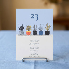 Sittdiagram för Bordsnummer av växthus