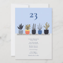 Sittdiagram för Bordsnummer av växthus