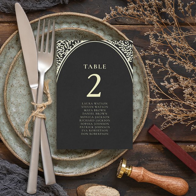 Sittdiagram för guld och Svarta Bröllop (Skapare uppladdad)