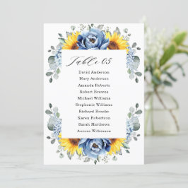 Sittdiagram för solrosdammsuga Blå skithöns Inbjudningar