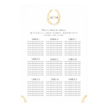 Sittdiagram för svart guld, vit ovala och bröllop