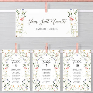 Sittdiagramhuvud - modernt Blommigt för jodrosblom Inbjudningar