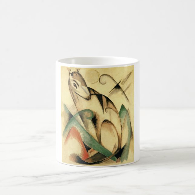 Sittdjur (av Franz Marc) Kaffemugg (Center)