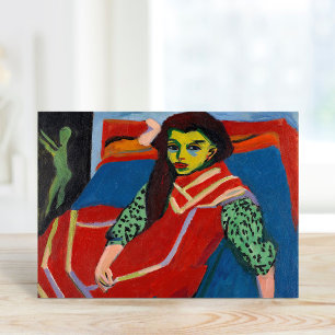 Sittflicka Ernst Ludwig Kirchner Kort