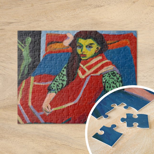 Sittflicka | Ernst Ludwig Kirchner Pussel (Skapare uppladdad)