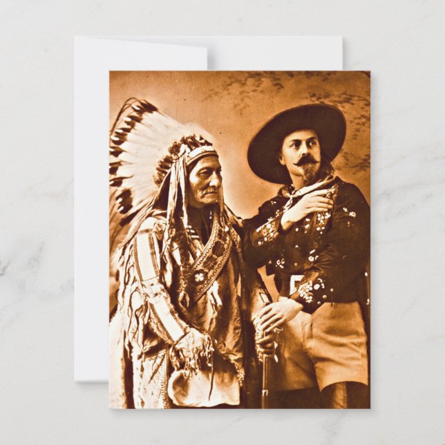 Sitting Bull Buffalo och Bill Wild West Show 1885  (Framsida)