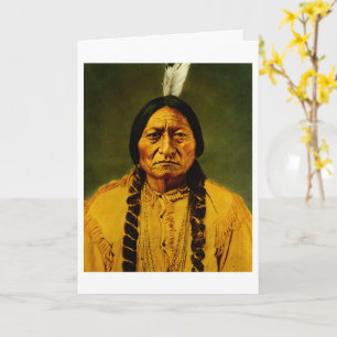 Sitting Bull indianhövding Lakota Kort