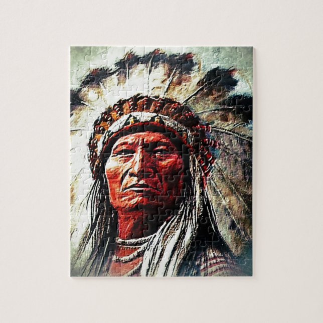 Sitting Bull Pussel (Vertikal)