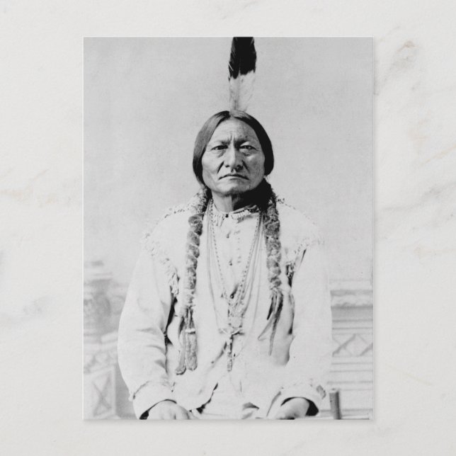 Sitting Bull Vykort (Framsida)