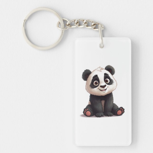 Sitting Panda Bear Cartoon Illustration Artwork (Framsidan)