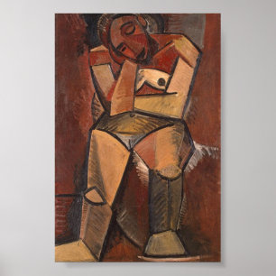 Sittmöss av Pablo Picasso (1908) Poster