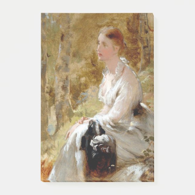 Sittmöss i en skog (Elegant Beauty) Post-it Block (Framsida)