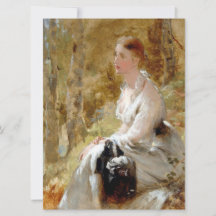 Sittmöss i en vit säng (Elegant Beauty)