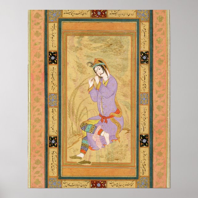 Sittmöss som klämmer in hennes hår i ringletter, f poster (Framsidan)