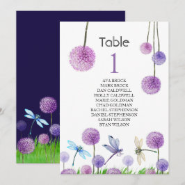 Sittplan Bordskort Vacker Kalligrafi