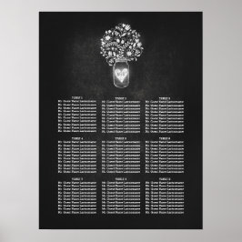 Sittplatsdiagram för Mason Burk Bröllop Poster