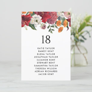Sittplatser i Botaniska Amaryllis och Morsa Bröllo