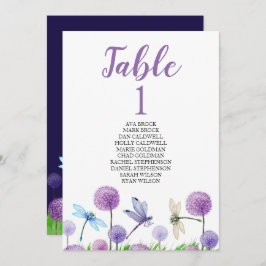 Sittplatsplan Bord-kort med häftig kalligrafi Inbjudningar