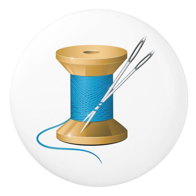 Sittrumskeramisk knopp - SRF (Framsidan)