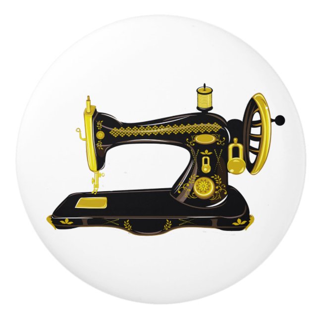 Sittrumskeramisk knopp - SRF (Framsidan)