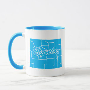 Situationen i Wyoming Shape Mugg