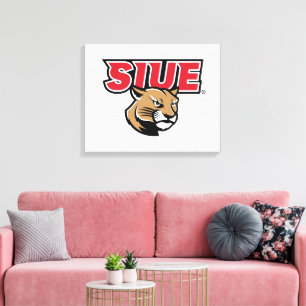 SIUE Cougars Canvastryck