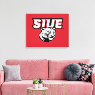 SIUE Cougars Canvastryck