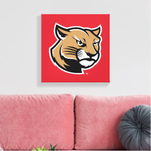 SIUE Cougars Canvastryck