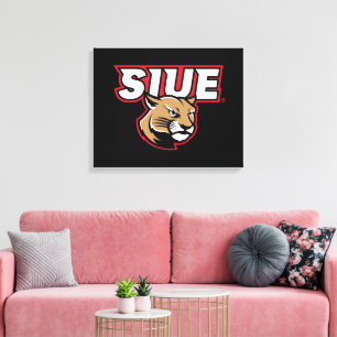 SIUE Cougars Canvastryck