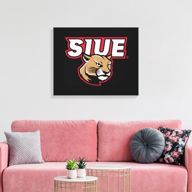 SIUE Cougars Canvastryck (Insitu (Vardagsrum))
