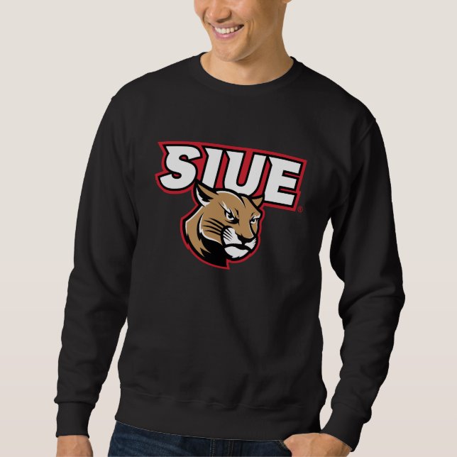 SIUE Cougars Lång Ärmad Tröja (Framsida)