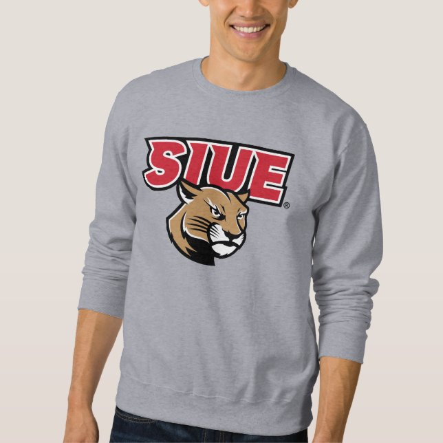 SIUE Cougars Lång Ärmad Tröja (Framsida)