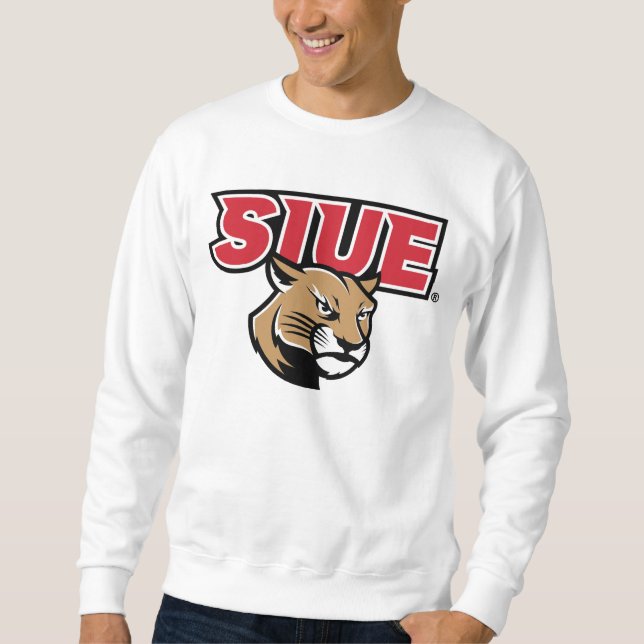 SIUE Cougars Lång Ärmad Tröja (Framsida)