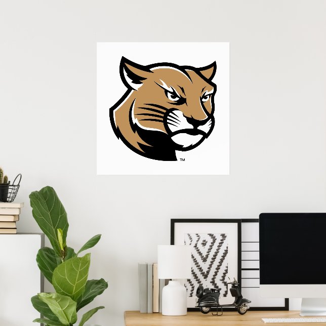 SIUE Cougars Poster (Hemmakontoret)