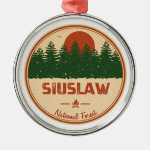 Siuslaw National Forest Julgransprydnad Metall
