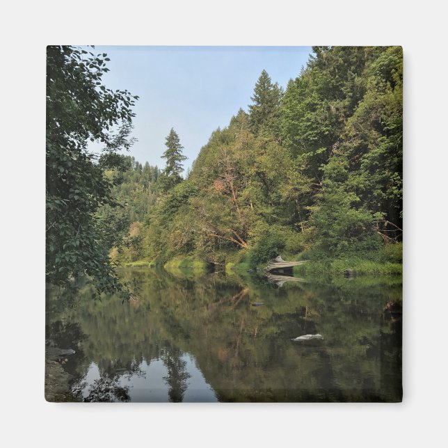 Siuslaw River, Oregon Magnet (Framsidan)