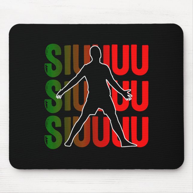 Siuuu Funny Soccer Football Boys Men Women Soccer  Musmatta (Framsidan)