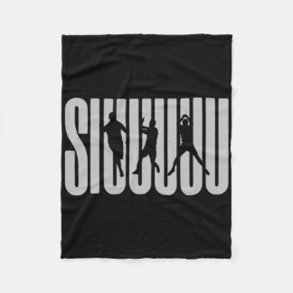 Siuuu Soccer Footbyll Present Boys Men Women Kid  Fleecefilt