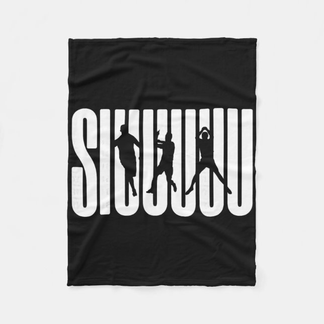 Siuuu Soccer Lovers Present For Fan Kid's Boys  Fleecefilt (Framsidan)