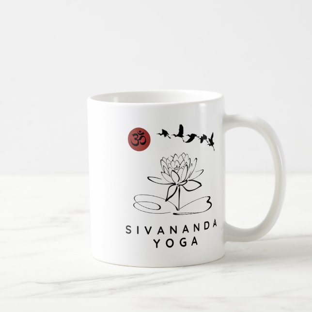 Sivananda Yoga Instructor _ Sivananda Yoga Beginne Kaffemugg (Höger)