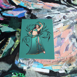 Sivoney Belly Dancer Goddess Vykort