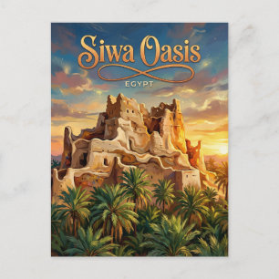 Siwa-oasen Egypten Vykort