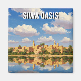 Siwa Oasis Egypten Travel Magnet