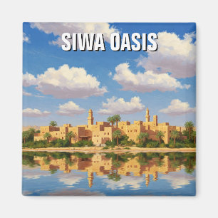 Siwa Oasis Egypten Travel Magnet