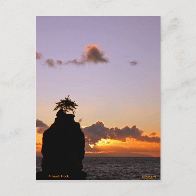 Siwash Sten, Vancouver vykort (Framsida)