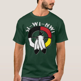 SiWiNwi Medicine Wheel Native American First Natio T Shirt